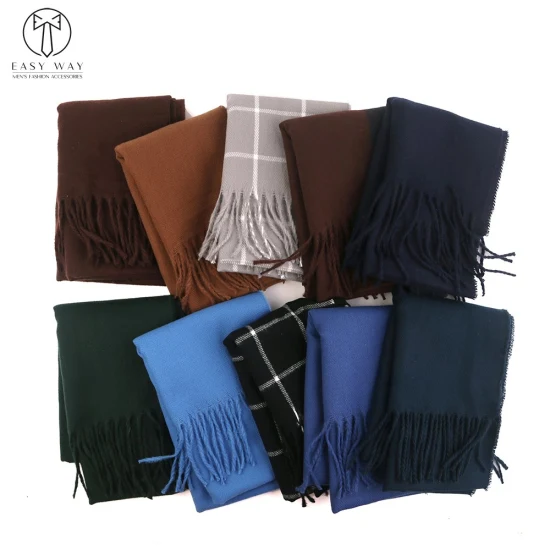 Wholesale Solid Winter Polyester Scarf for Unisex